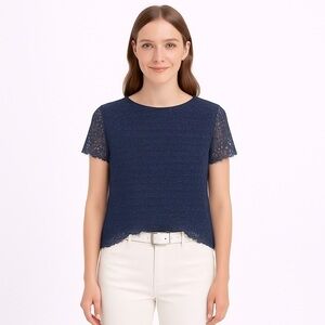 RAOUL Women’s Blue Lace Top Size 2